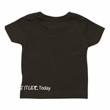 #GRATEFUL T-shirt Black 100% Cotton Unisex Tee-Shirt with White Accents
