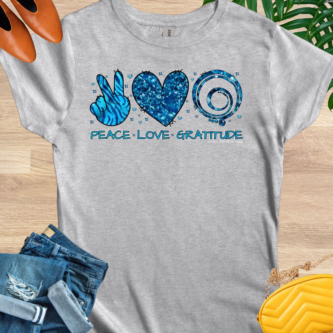 Peace, Love, Gratitude T-Shirt