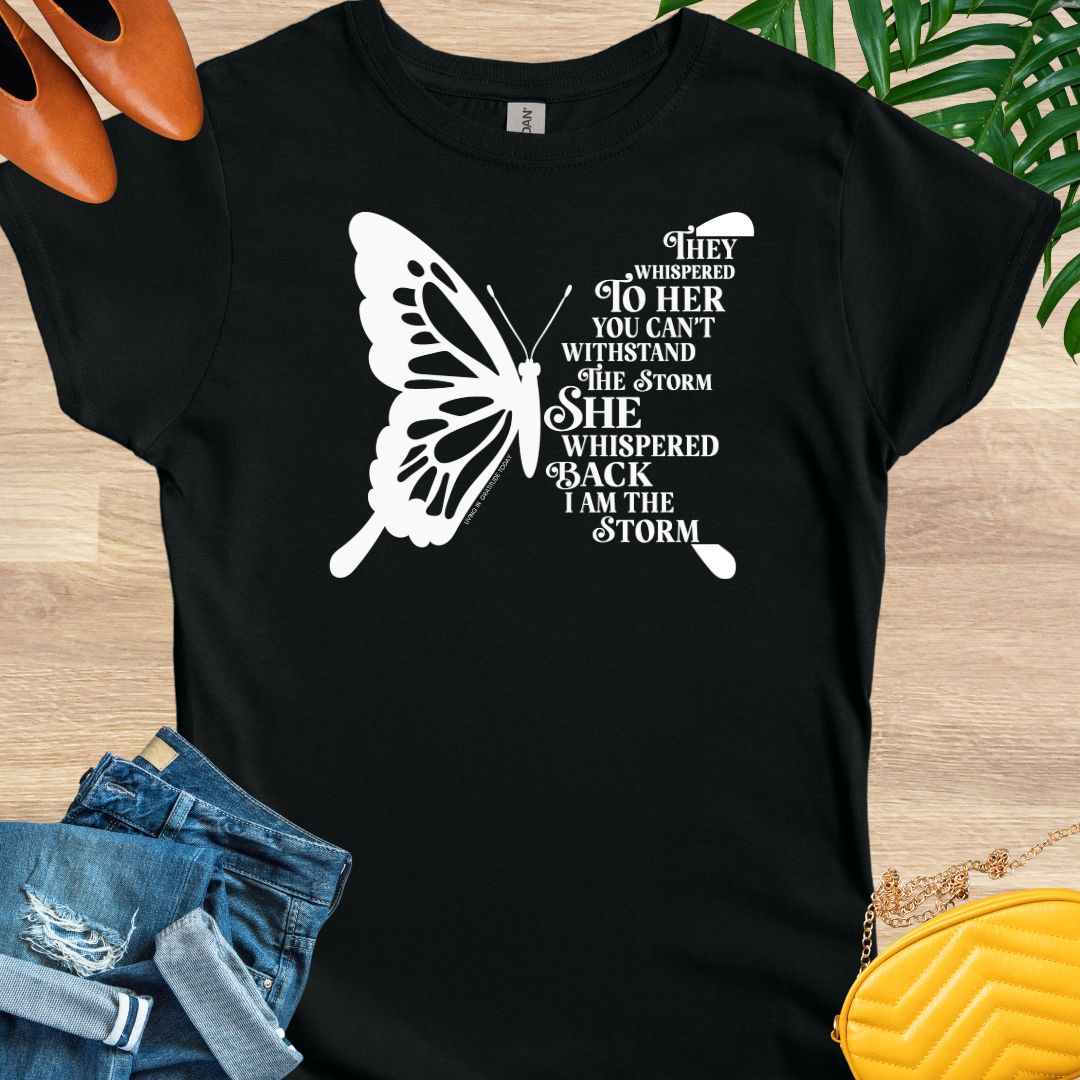 I Am the Storm, Butterfly, T-Shirt