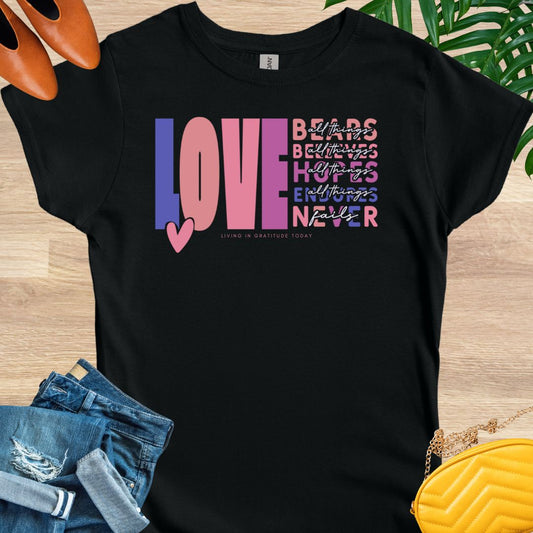 Love Endures (Purple) T-Shirt