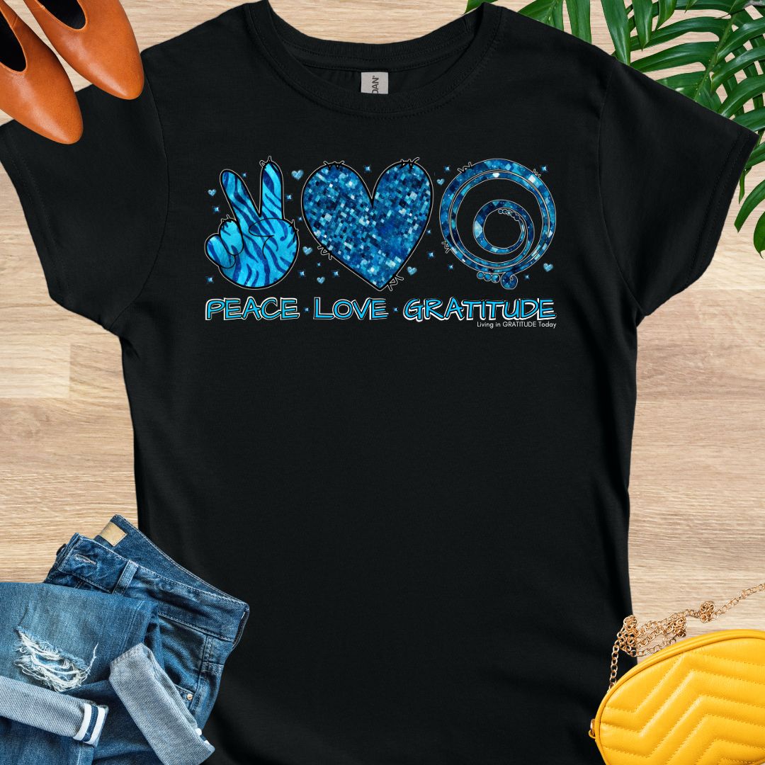Peace, Love, Gratitude T-Shirt
