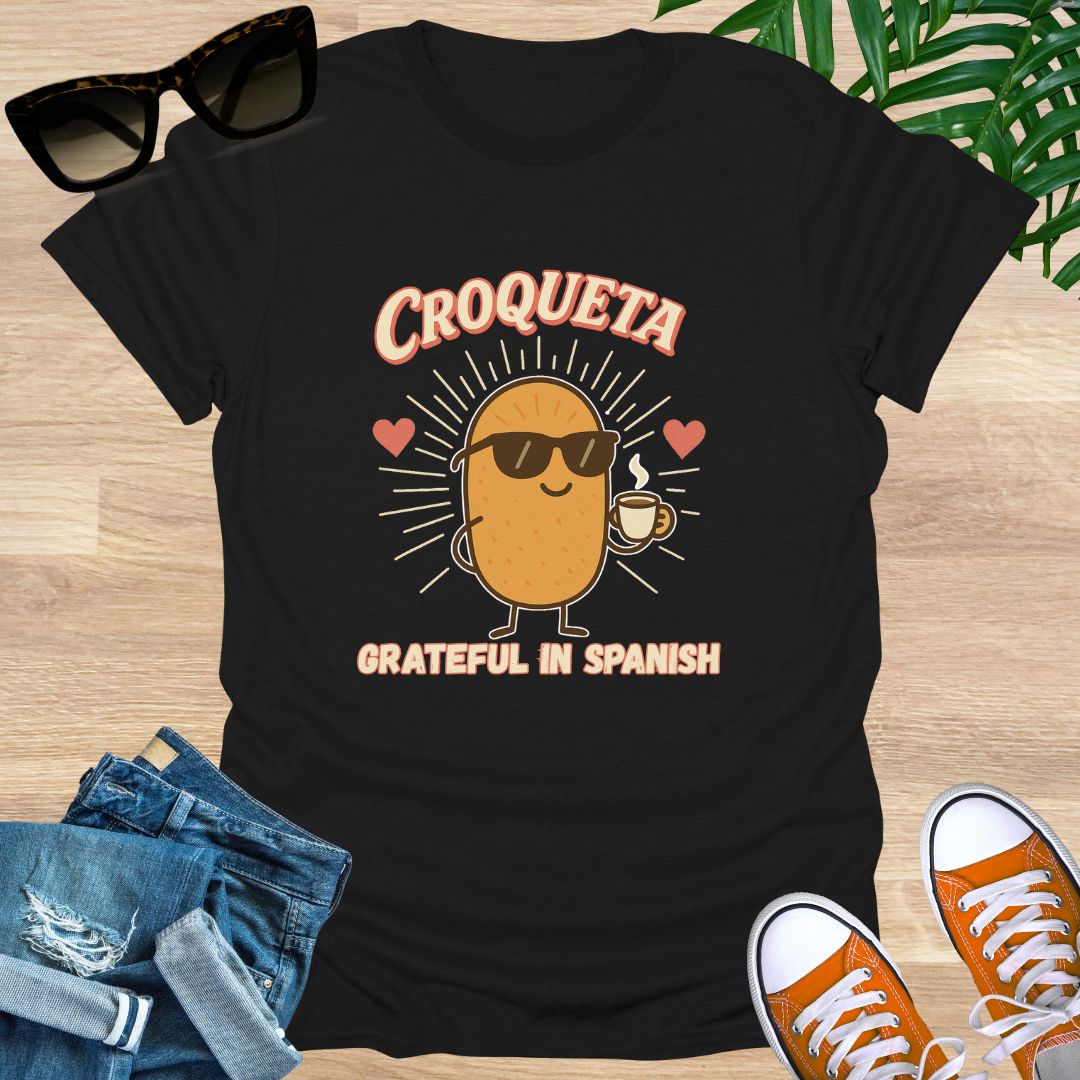 Croqueta & Gratitude, Unisex T-Shirt