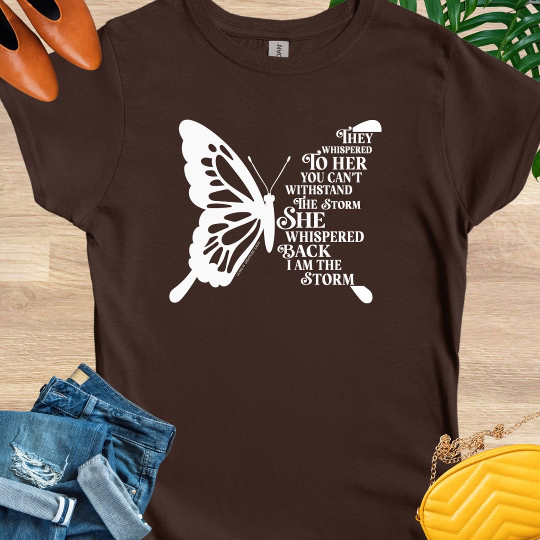 I Am the Storm, Butterfly, T-Shirt