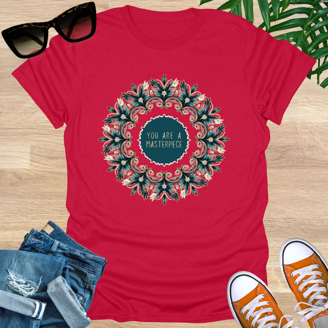 You Are a Masterpiece, Mandala, Unisex T-Shirt