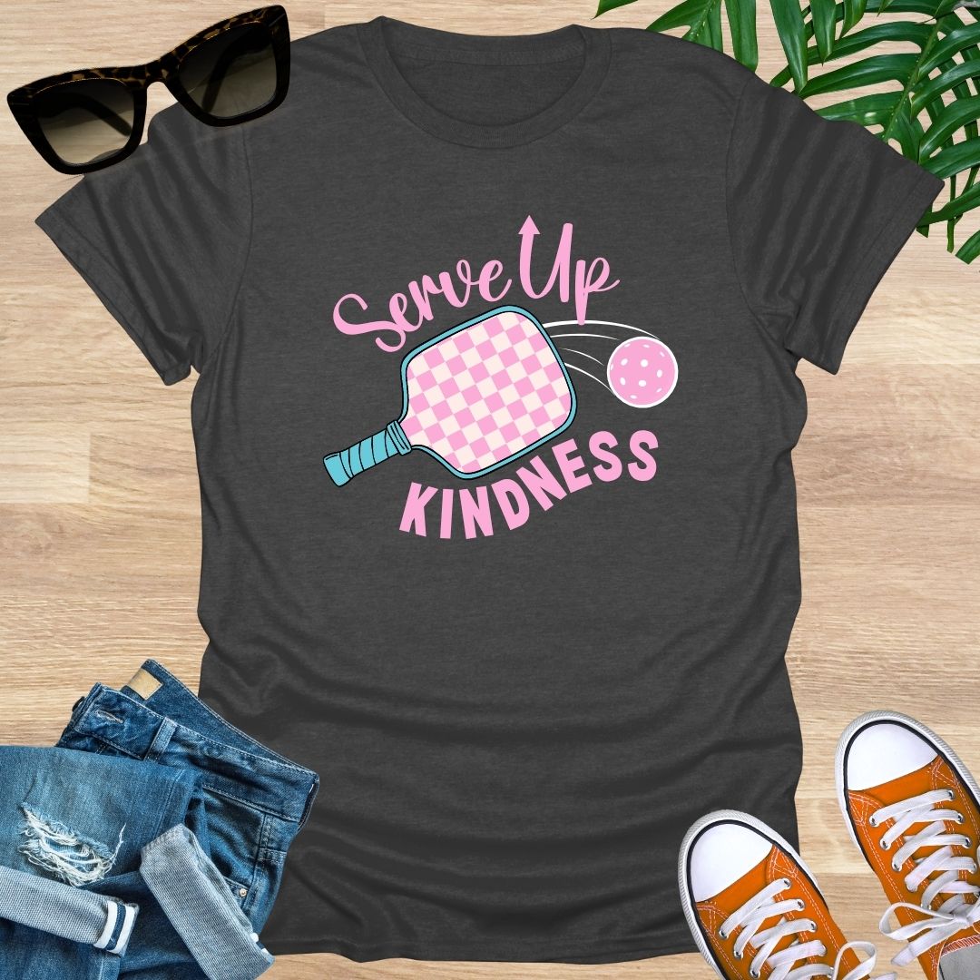 Serve Up Kindness, Pickleball, Unisex T-Shirt