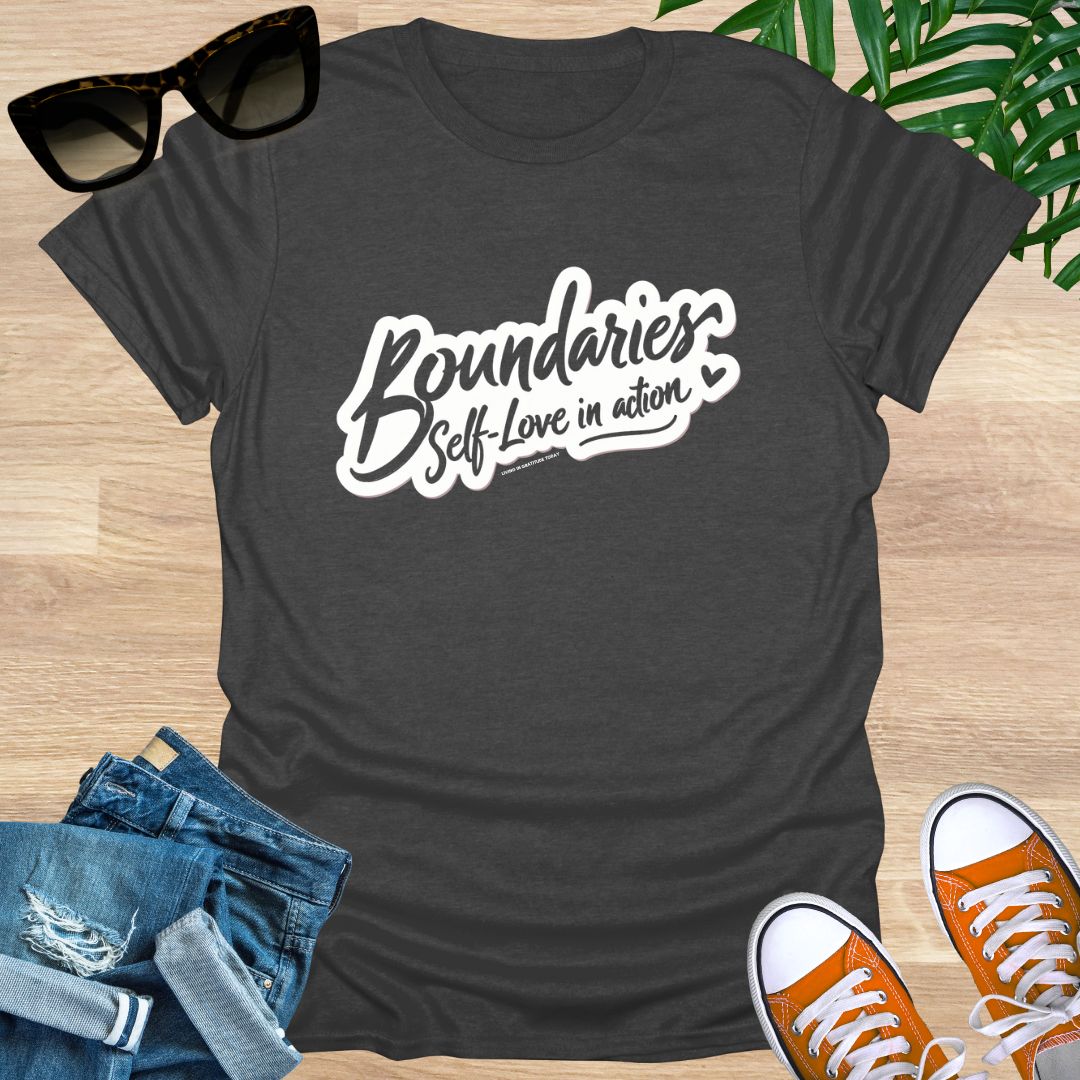 Boundaries, Self-Love in Action, Unisex T-Shirt