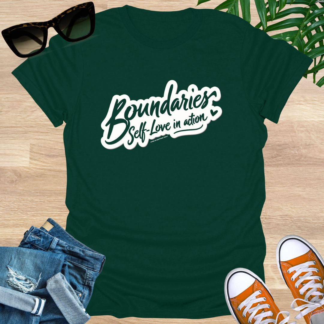 Boundaries, Self-Love in Action, Unisex T-Shirt