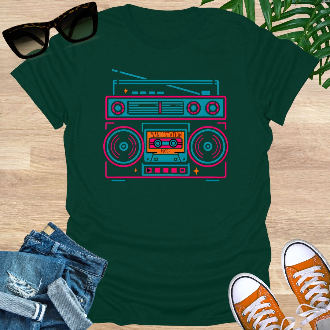 Press Play: Manifest, Boombox, Unisex T-Shirt