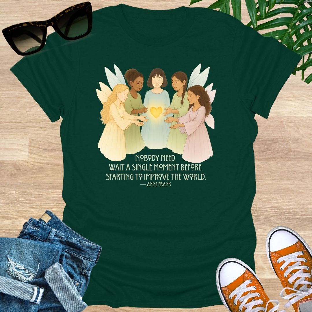 Start Now, Change the World, Fairy Heart, Unisex T-Shirt