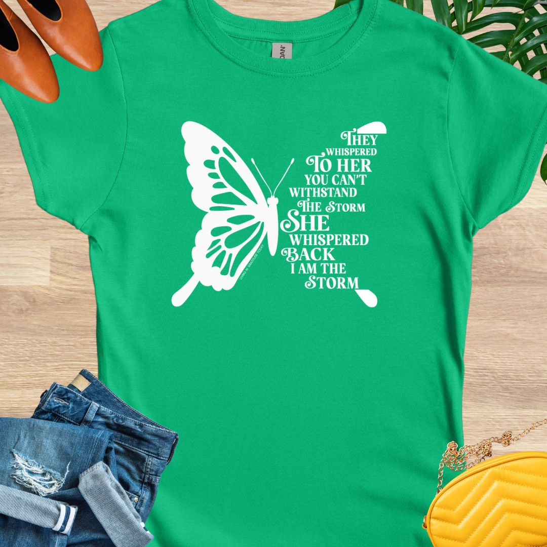 I Am the Storm, Butterfly, T-Shirt