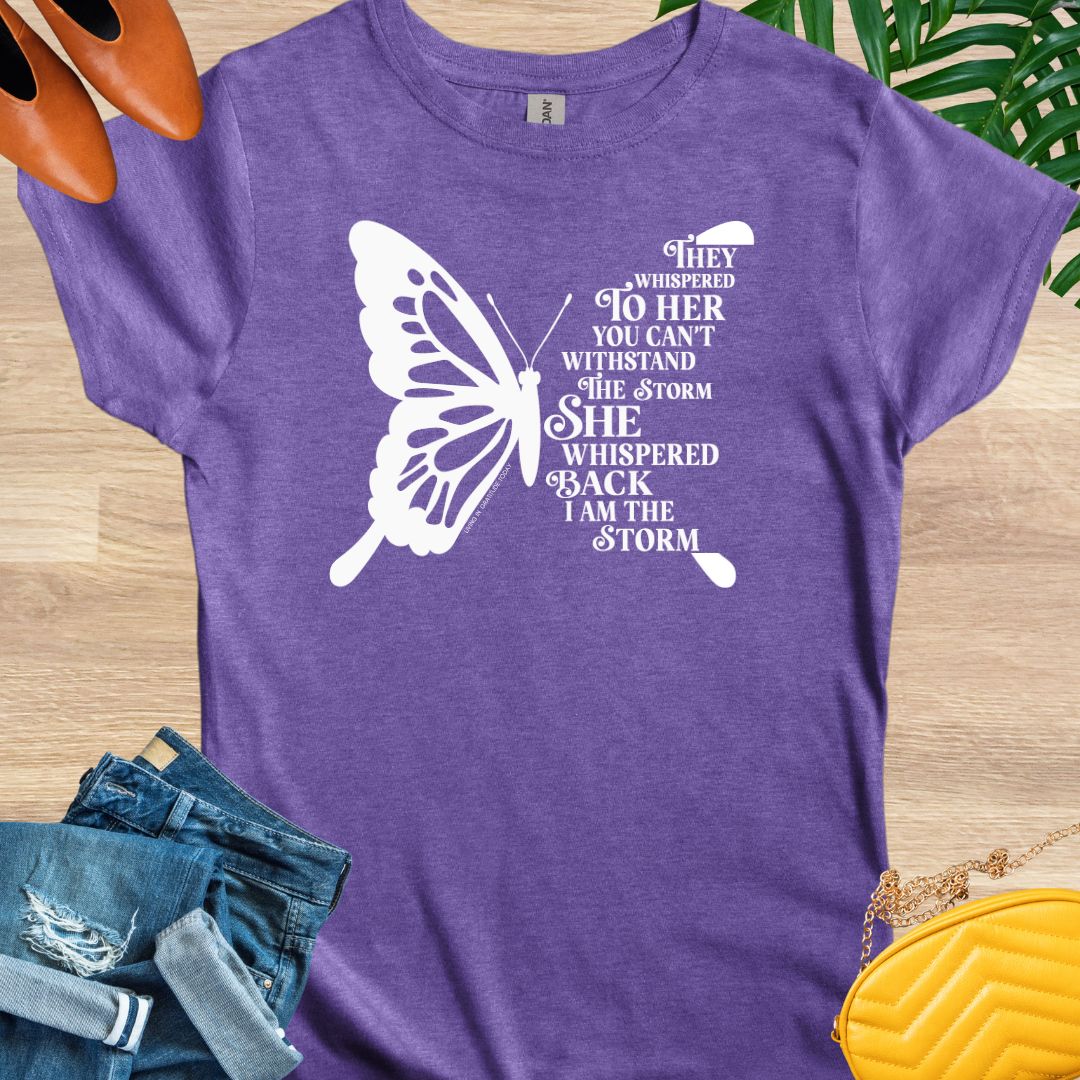 I Am the Storm, Butterfly, T-Shirt