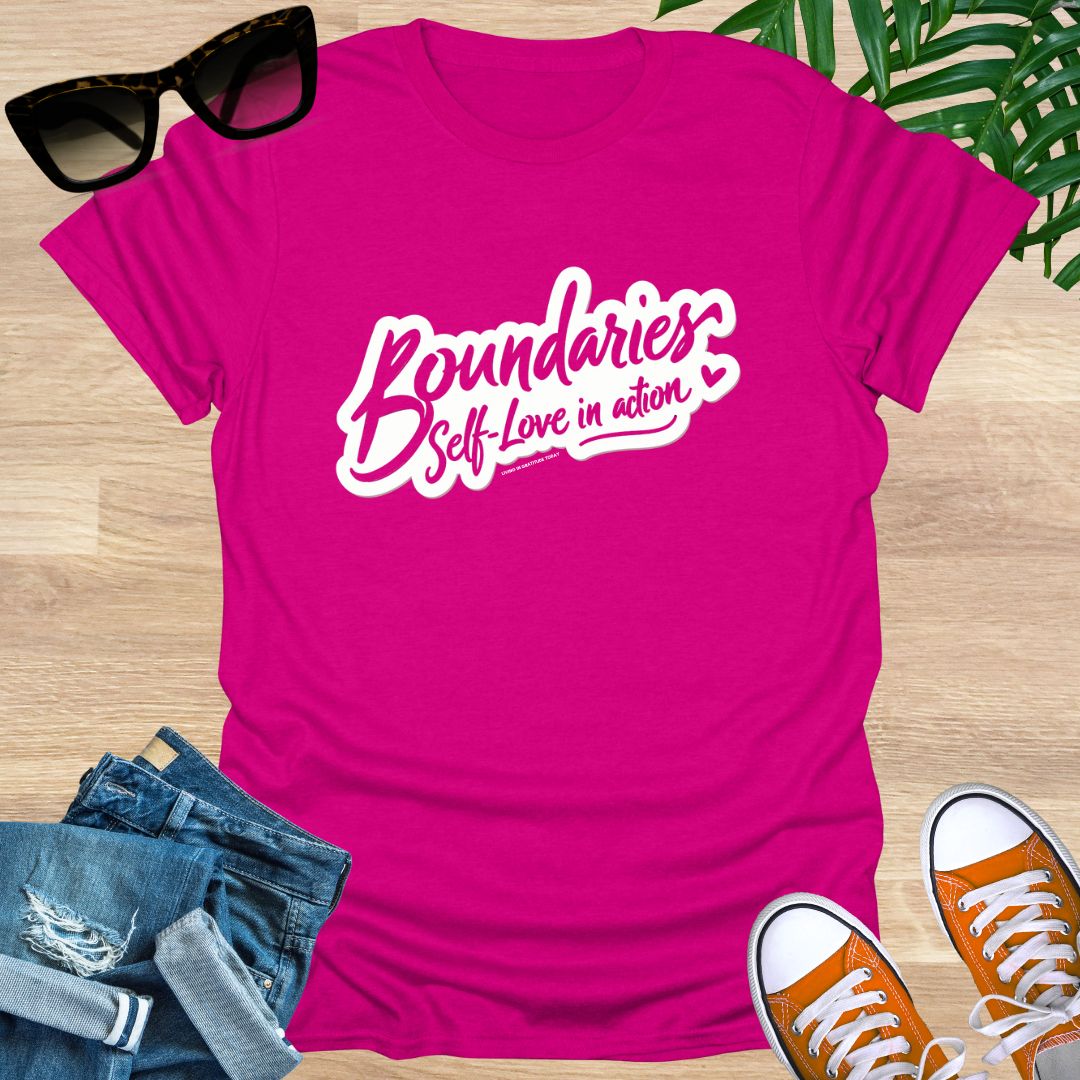 Boundaries, Self-Love in Action, Unisex T-Shirt