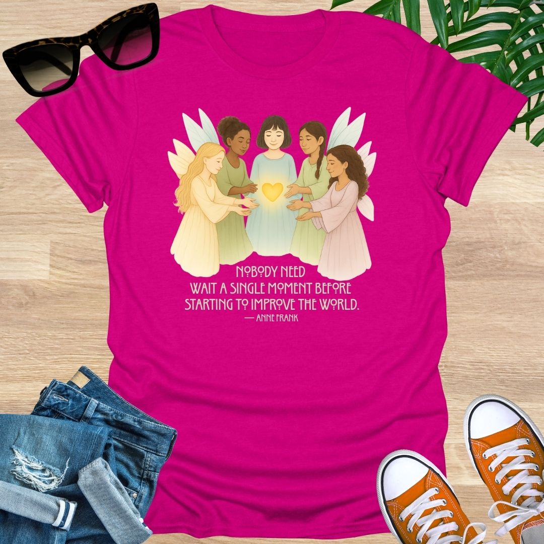Start Now, Change the World, Fairy Heart, Unisex T-Shirt