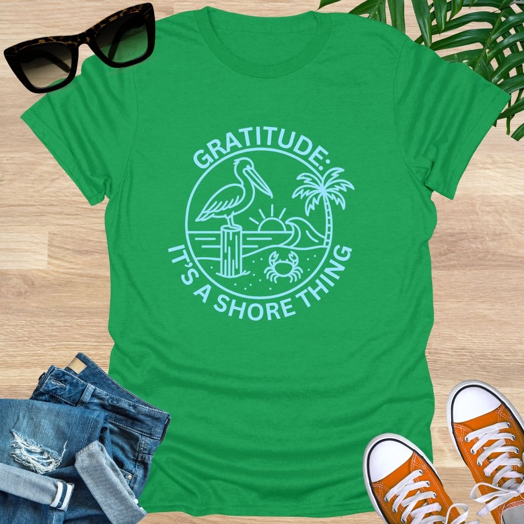 Gratitude: It's a Shore Thing, Unisex T-Shirt