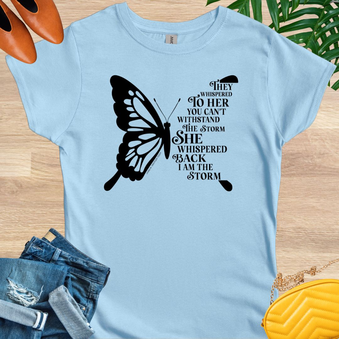 I Am the Storm, Butterfly, T-Shirt