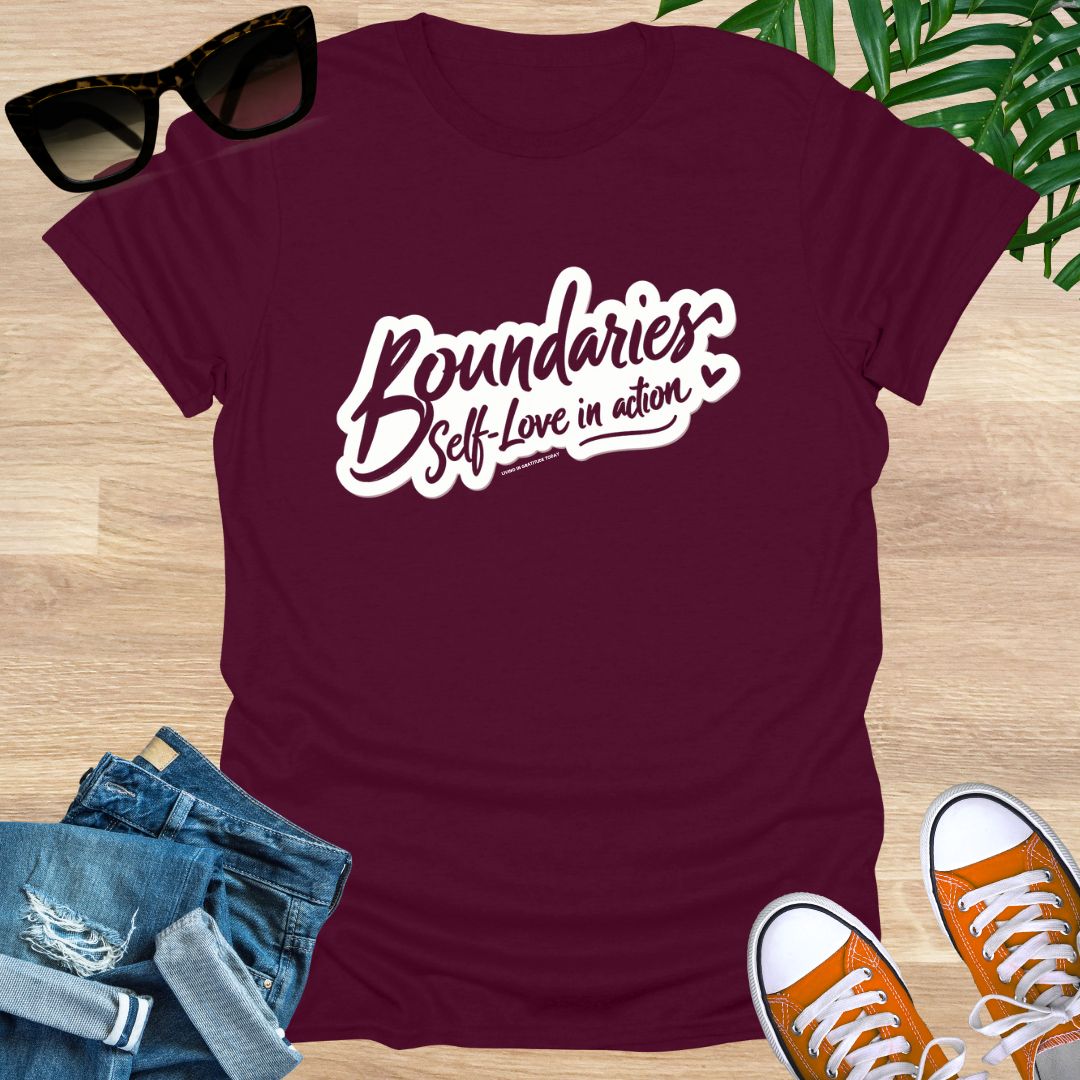 Boundaries, Self-Love in Action, Unisex T-Shirt