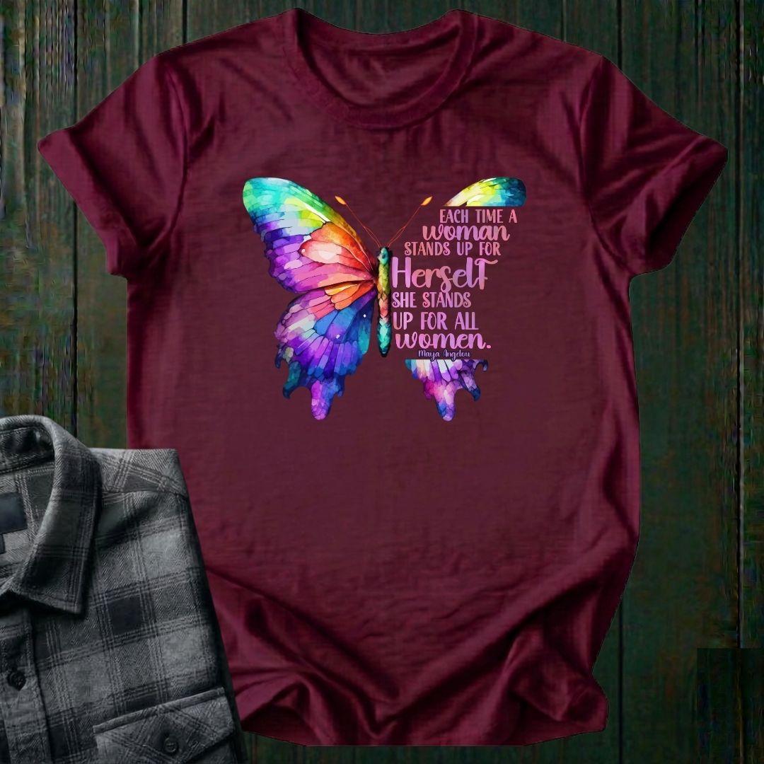 Stand Up For All Women, Butterfly, Unisex T-Shirt