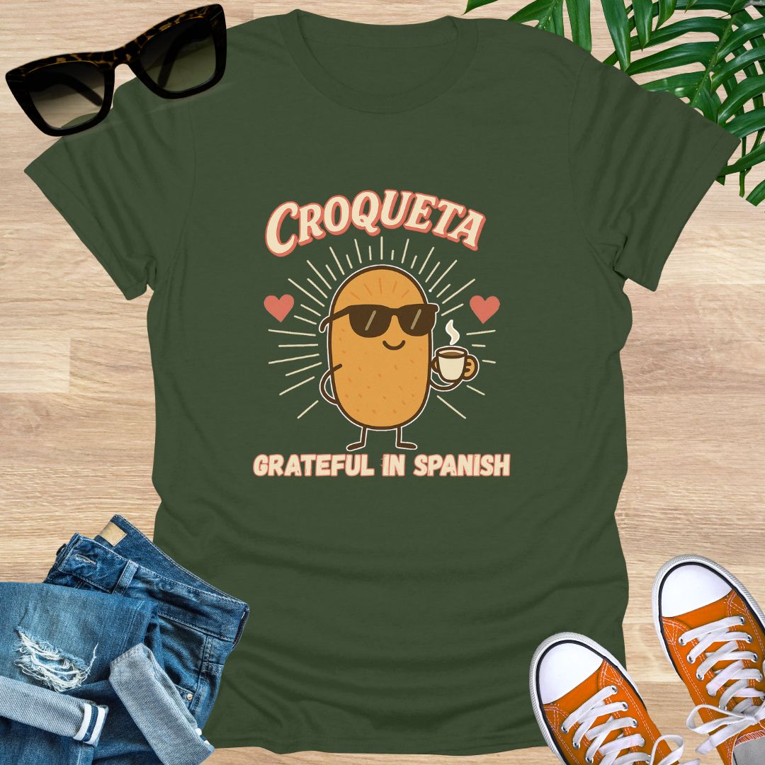 Croqueta & Gratitude, Unisex T-Shirt