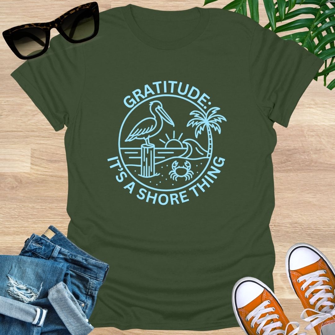 Gratitude: It's a Shore Thing, Unisex T-Shirt
