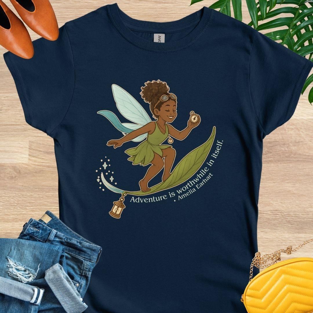 Adventure Is Worthwhile, Amelia Earhart, T-Shirt