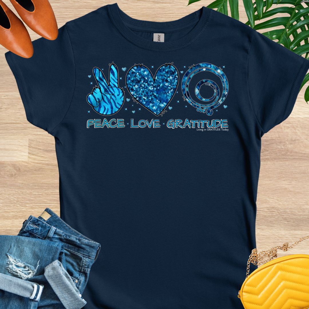 Peace, Love, Gratitude T-Shirt