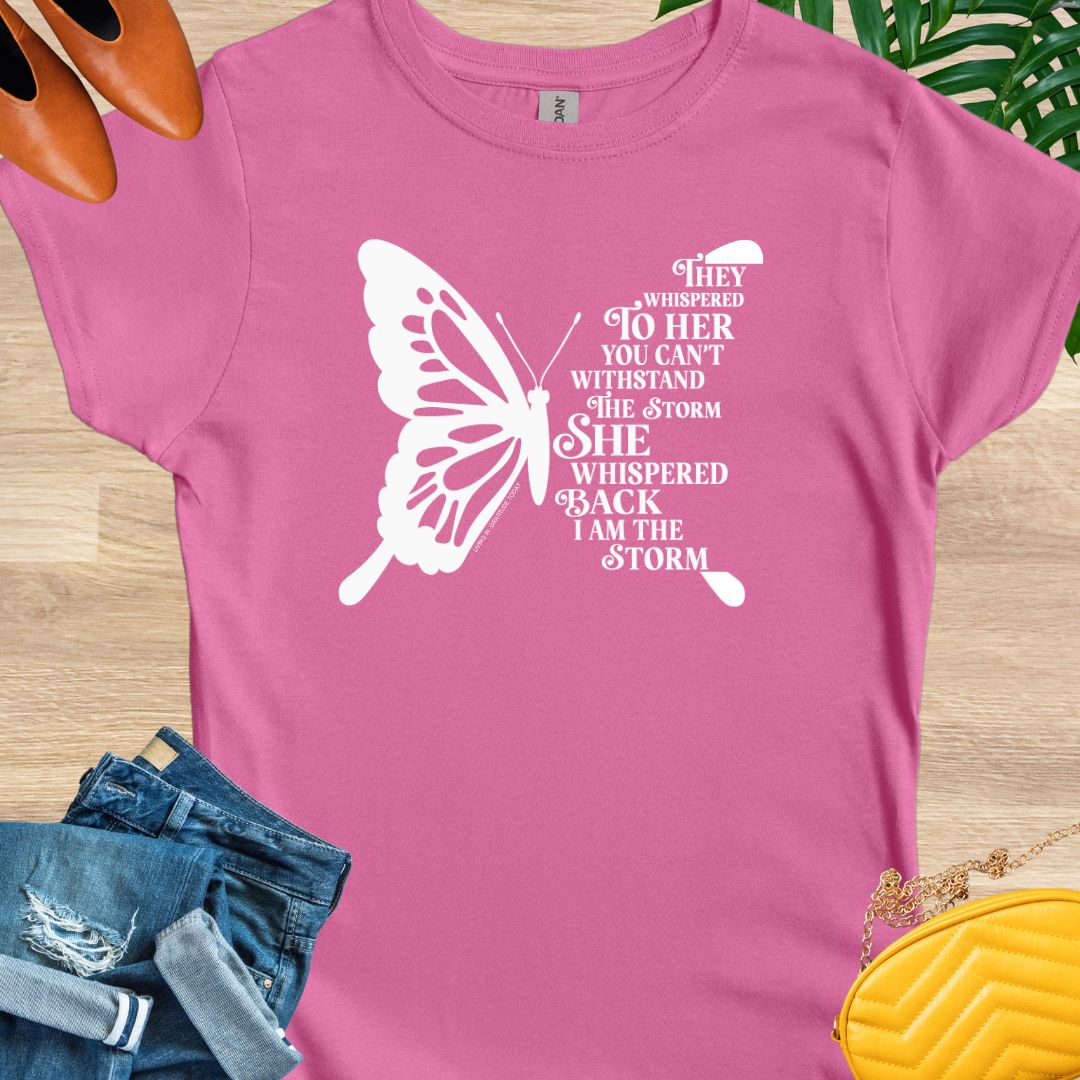 I Am the Storm, Butterfly, T-Shirt