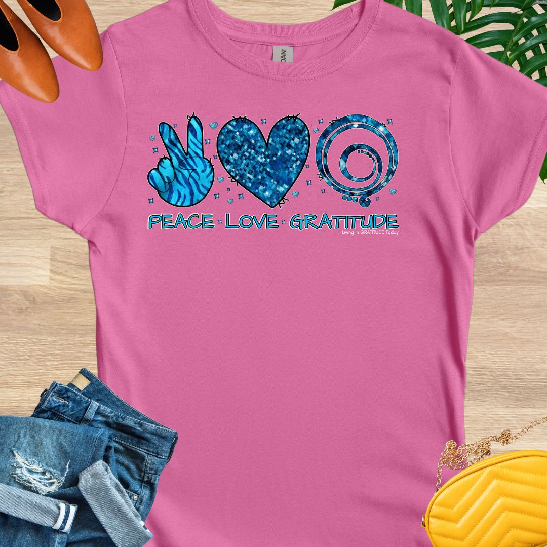 Peace, Love, Gratitude T-Shirt