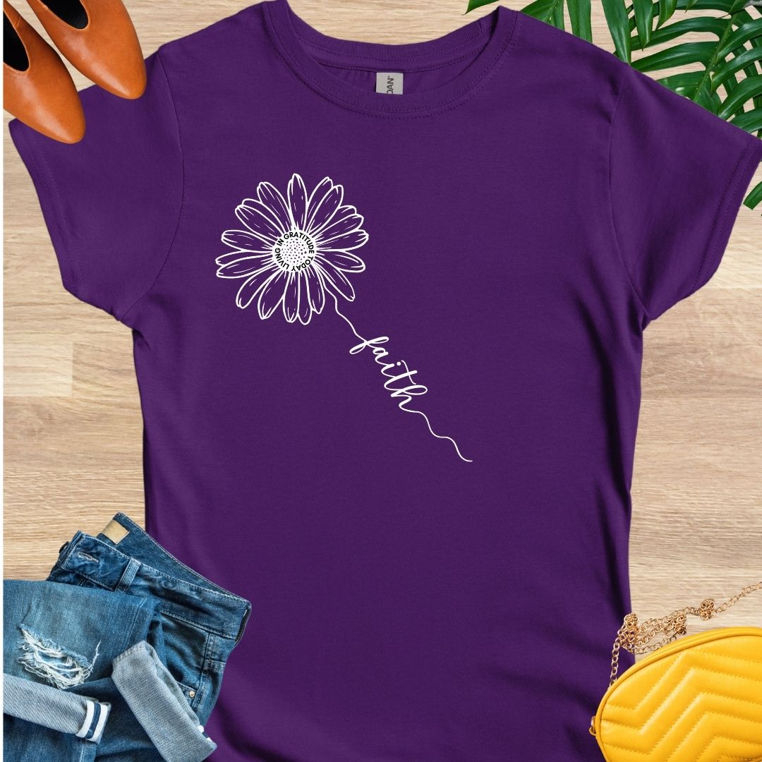 Faith Flower T-Shirt