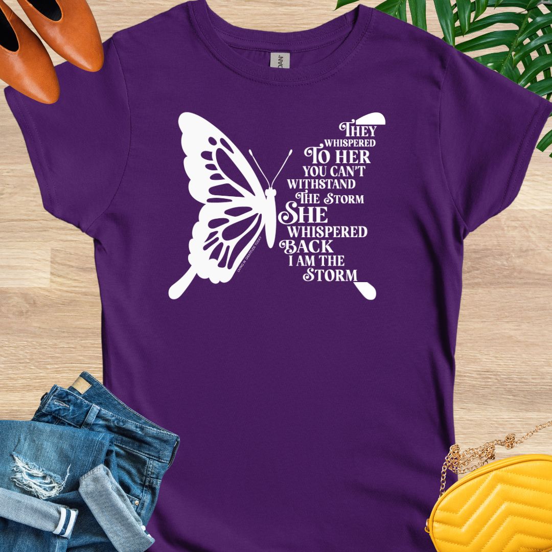 I Am the Storm, Butterfly, T-Shirt