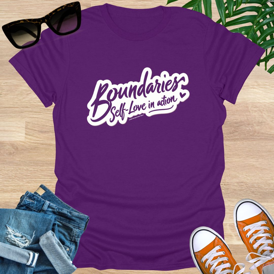 Boundaries, Self-Love in Action, Unisex T-Shirt