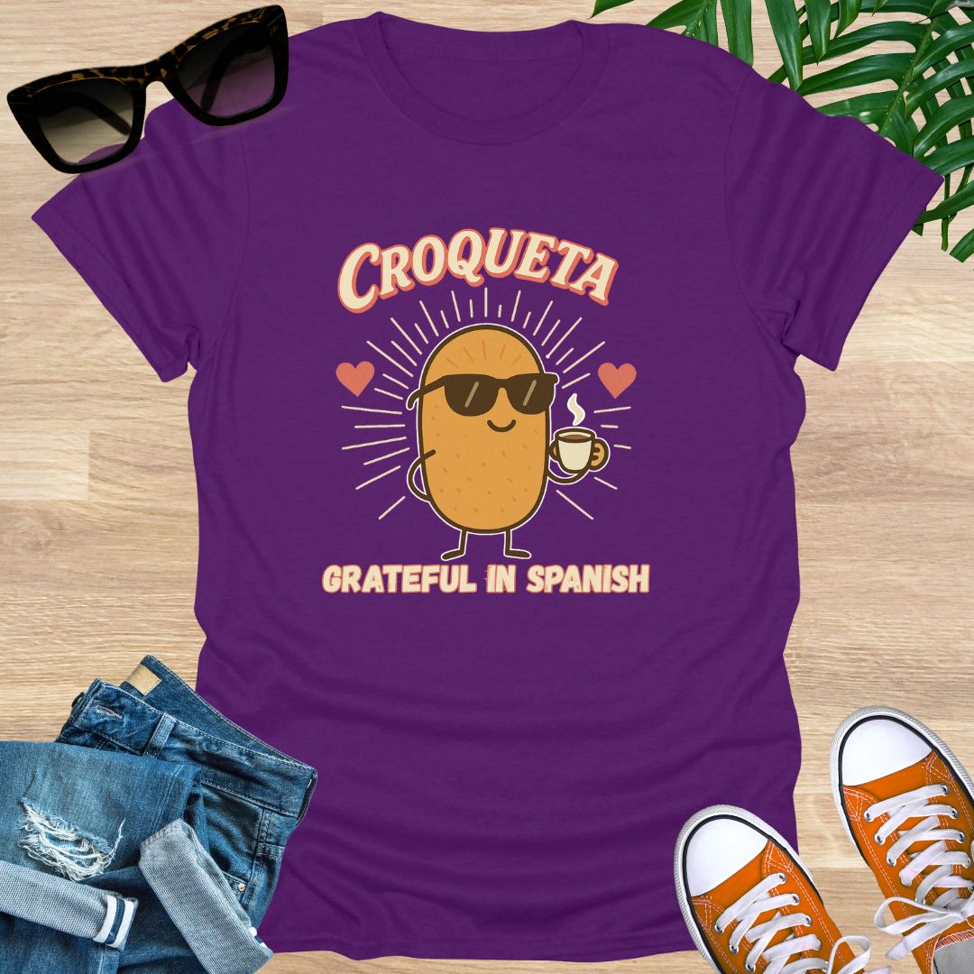 Croqueta & Gratitude, Unisex T-Shirt
