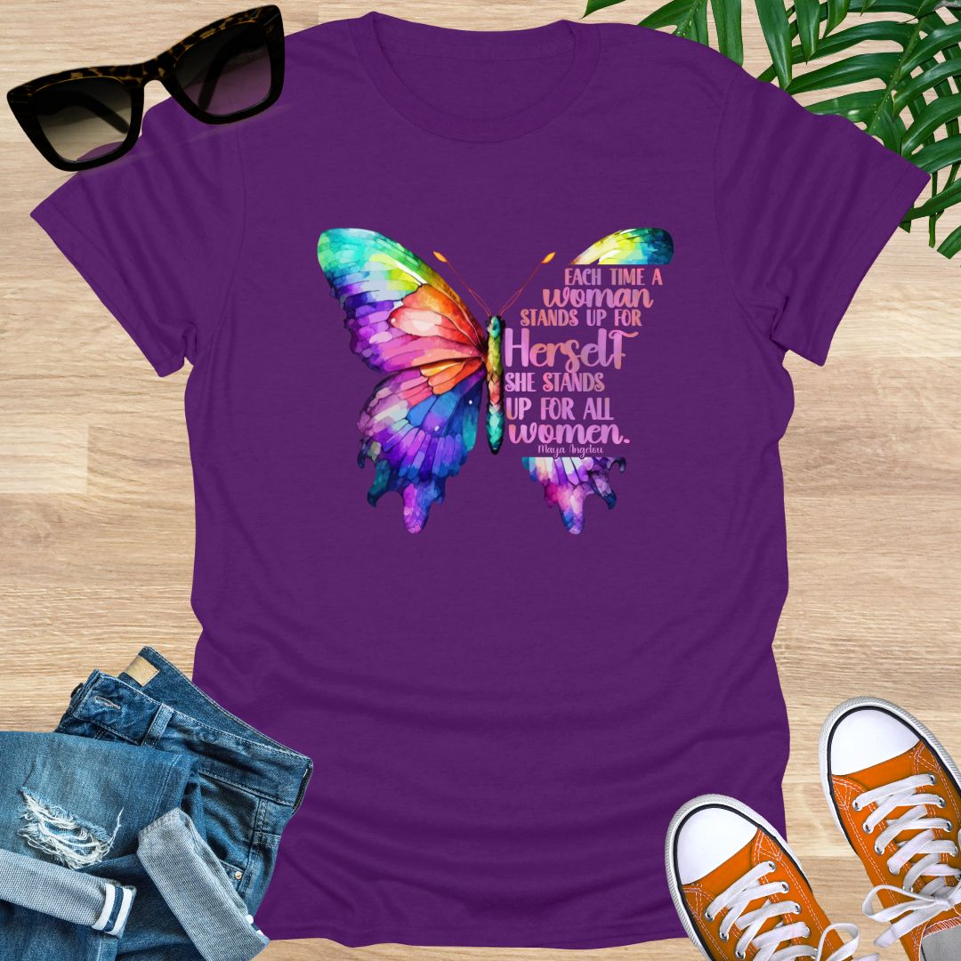Stand Up For All Women, Butterfly, Unisex T-Shirt