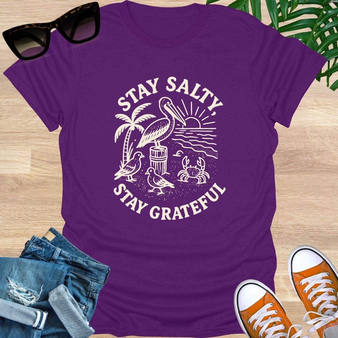 Stay Salty, Stay GRATEFUL, Unisex T-Shirt