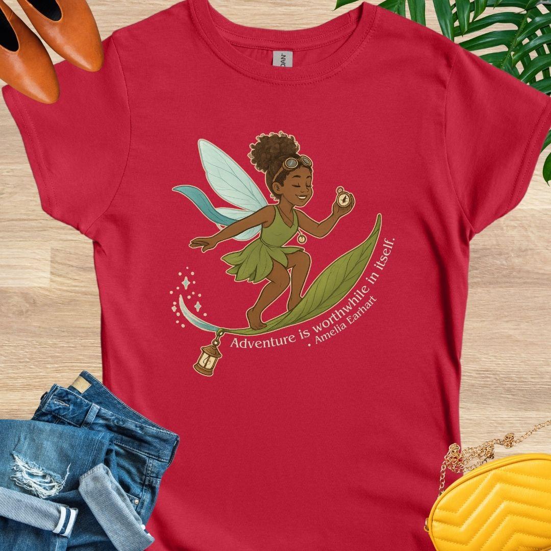 Adventure Is Worthwhile, Amelia Earhart, T-Shirt