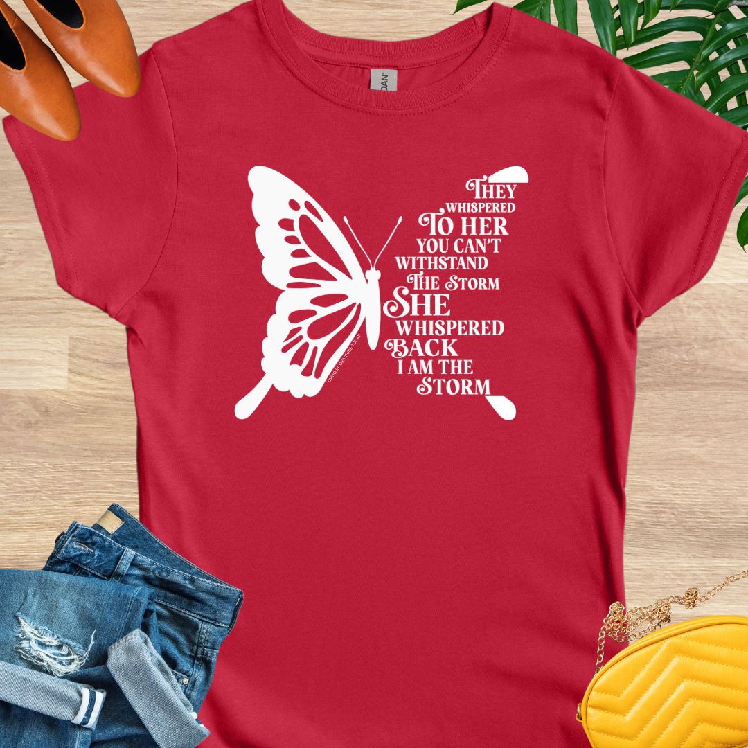 I Am the Storm, Butterfly, T-Shirt
