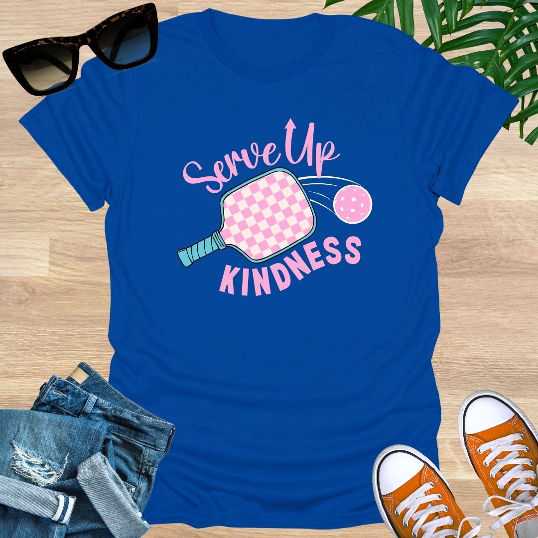 Serve Up Kindness, Pickleball, Unisex T-Shirt