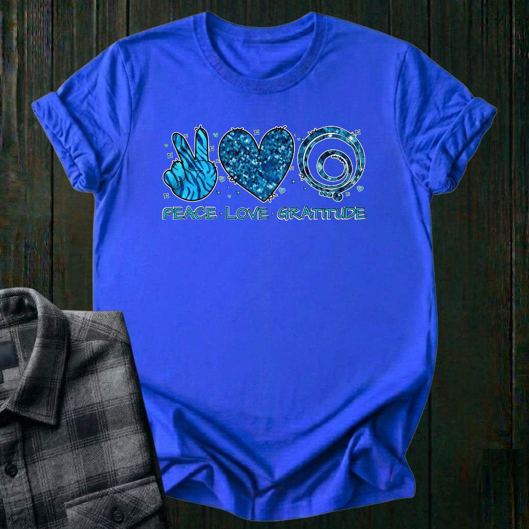 Peace • Love • Gratitude Unisex T-Shirt