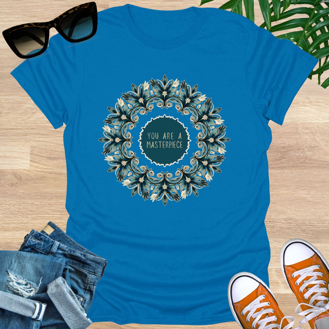 You Are a Masterpiece, Mandala, Unisex T-Shirt