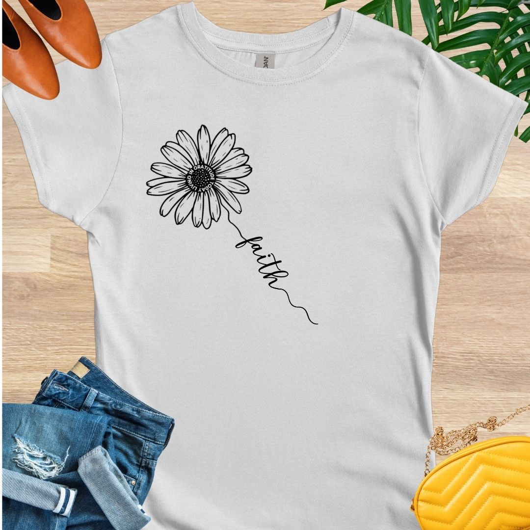 Faith Flower T-Shirt