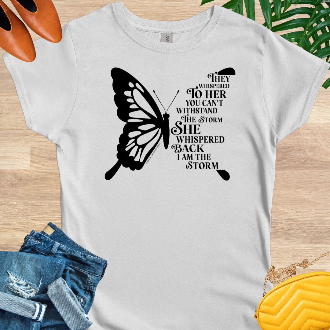I Am the Storm, Butterfly, T-Shirt