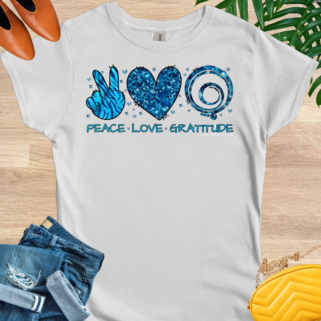 Peace, Love, Gratitude T-Shirt
