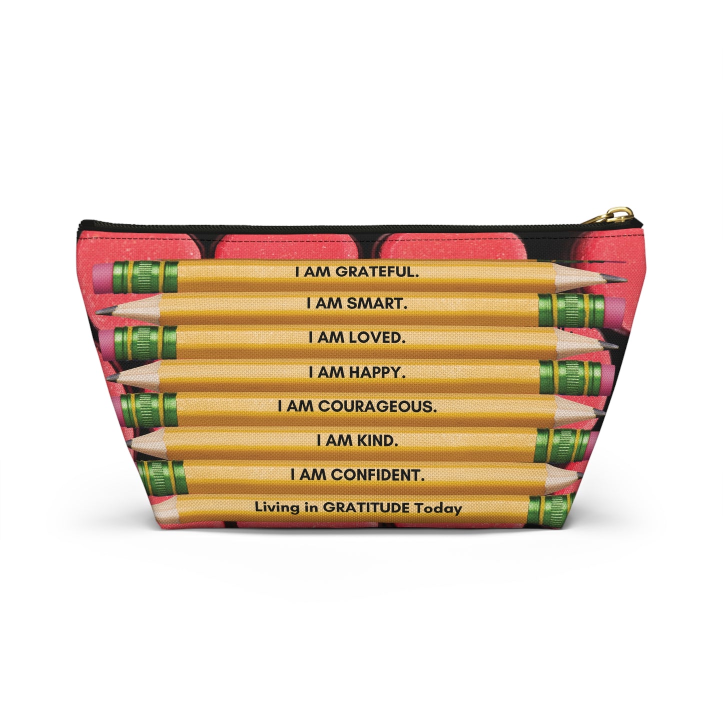 No one is perfect that's why pencils have erasers,  Cosmetic Bag, MakeUp Bag, Pencil Case,