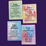 Affirmations Cards, 54 Inspirational Quote, Mantra Cards for Self-Reflection, Empowerment and Stress Relief