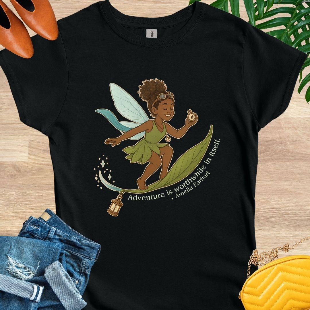 Adventure Is Worthwhile, Amelia Earhart, T-Shirt