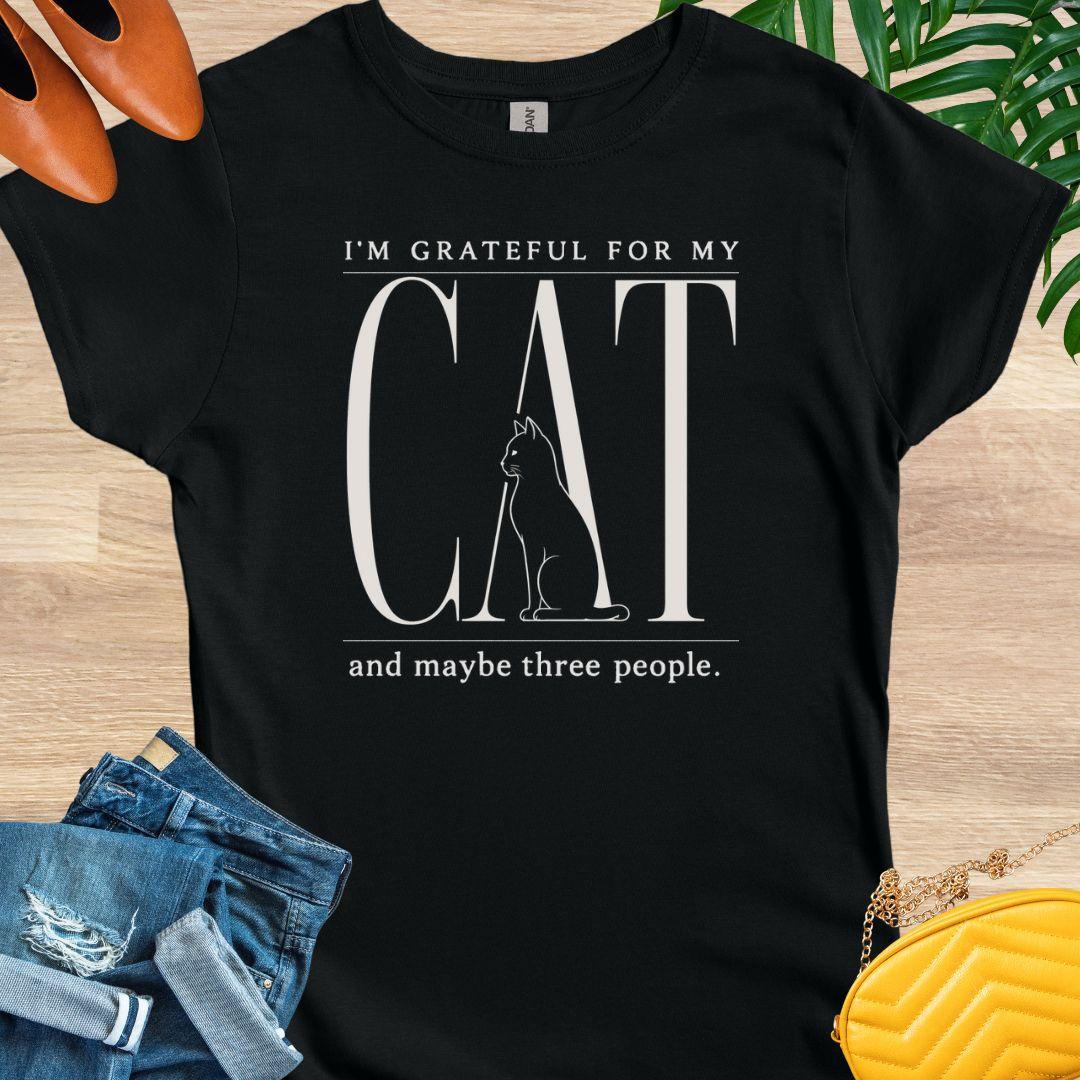 Grateful for My Cat T-shirt