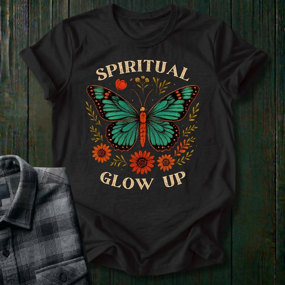 Spiritual Glow Up (Butterfly) Unisex T-Shirt