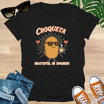 Croqueta & Gratitude, Unisex T-Shirt