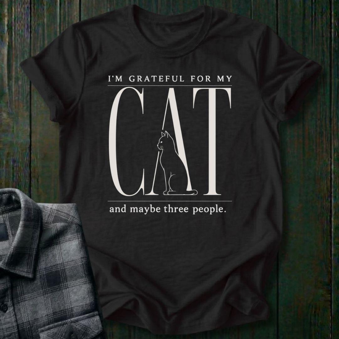 Grateful for My Cat  Unisex T-Shirt