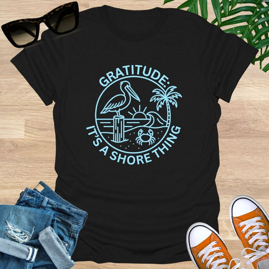 Gratitude: It's a Shore Thing, Unisex T-Shirt