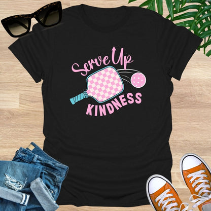 Serve Up Kindness, Pickleball, Unisex T-Shirt